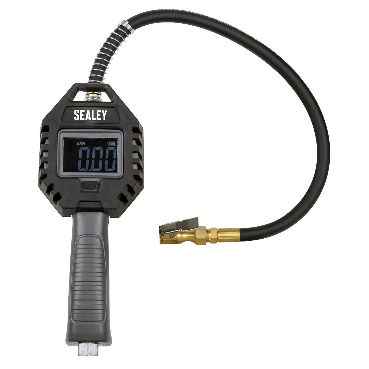 Sealey Digital Tyre Inflator with Clip-On Connector Rechargeable SA500