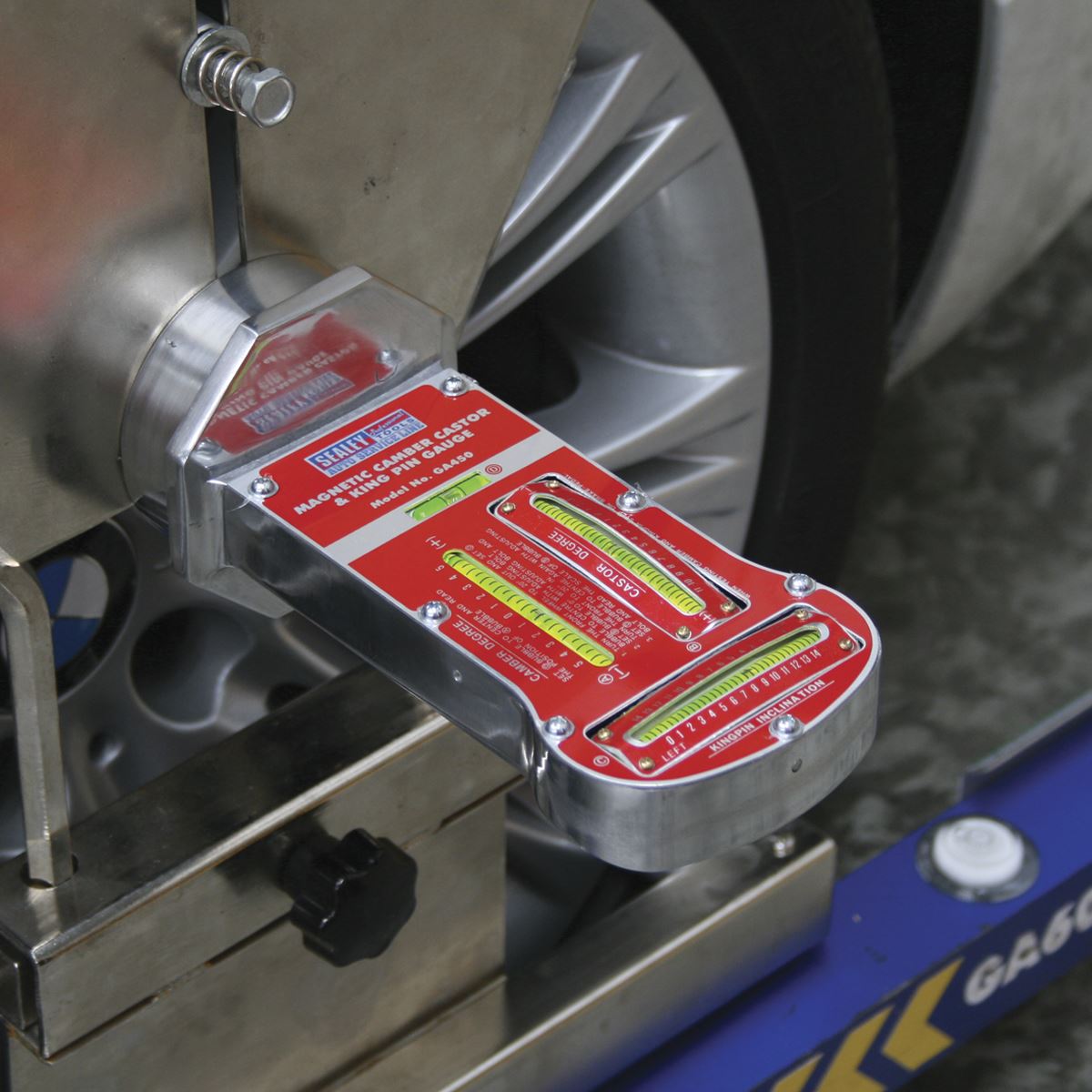 Sealey Magnetic Camber Castor & Kingpin Gauge GA450