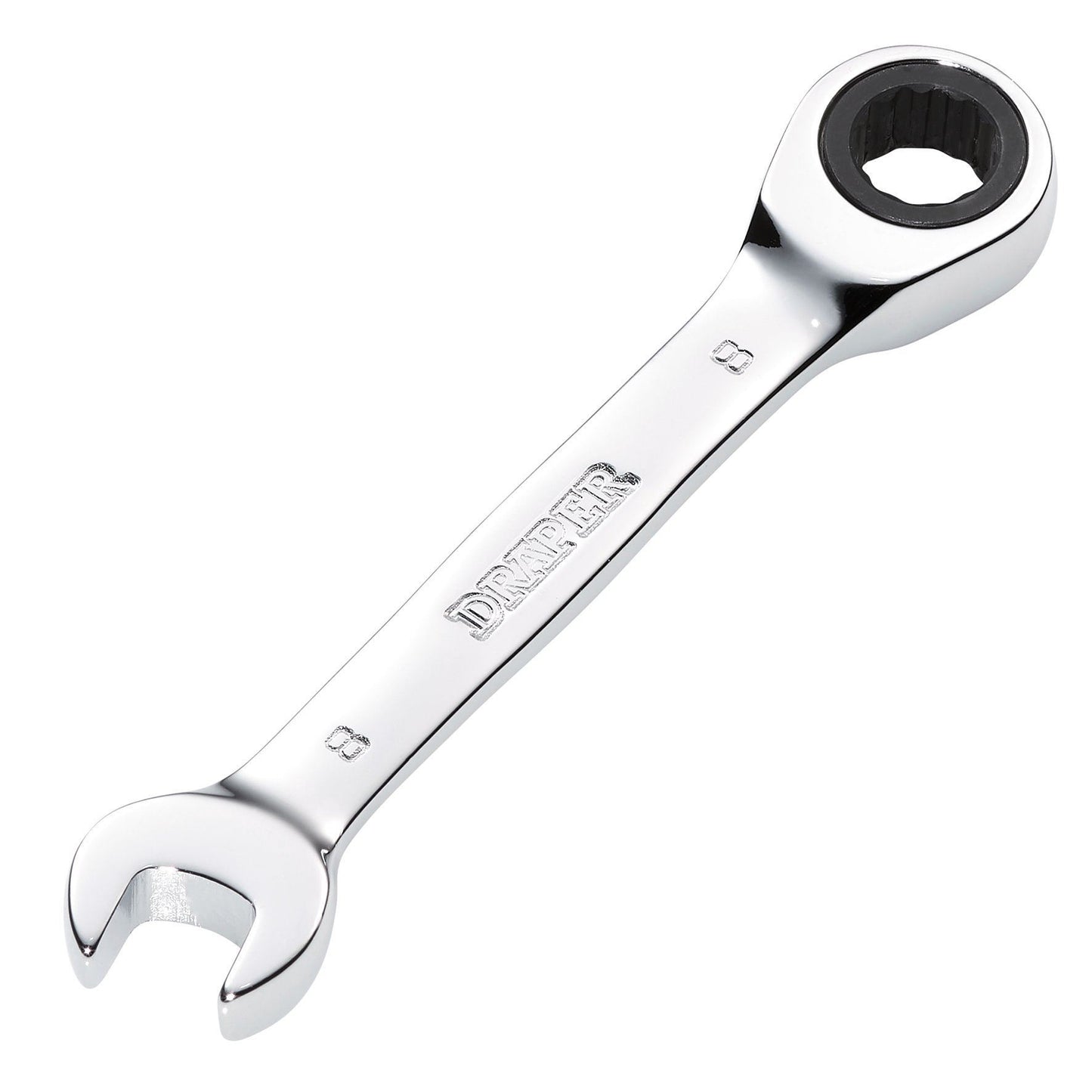 Draper 8mm Stubby Ratcheting Spanner 8230MMS - 27840
