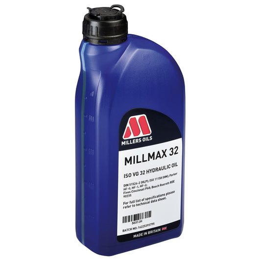 Millers Oils Millmax 32 Hydraulic Oil, 1L