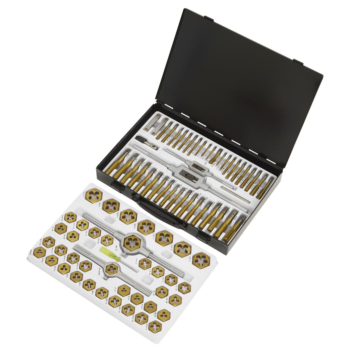Sealey Tap & Die Set Hexagonal Metric & Imperial 86pc AK3086HIM