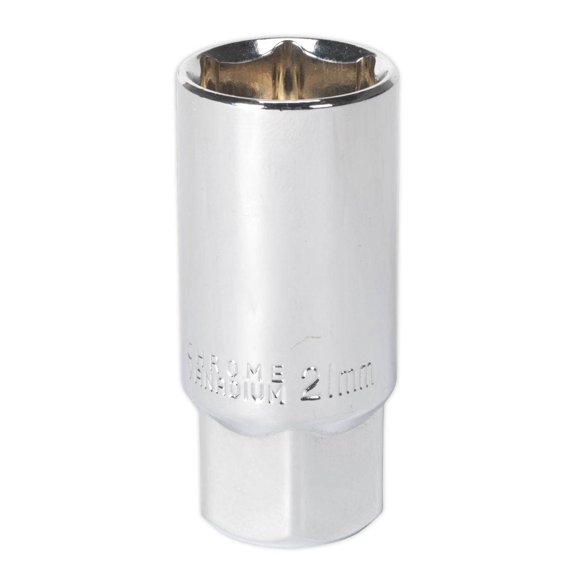 Sealey Spark Plug Socket 21mm 1/2"Sq Drive Magnetic AK6544