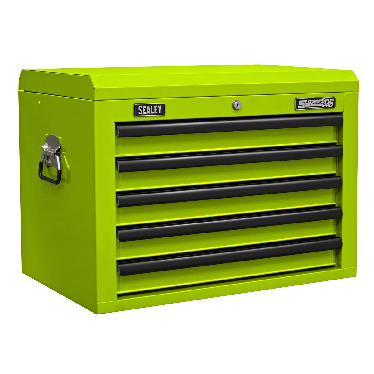 Sealey Superline Pro Topchest 5 Drawer with Ball-Bearing Slides - Green/Black AP26059THV