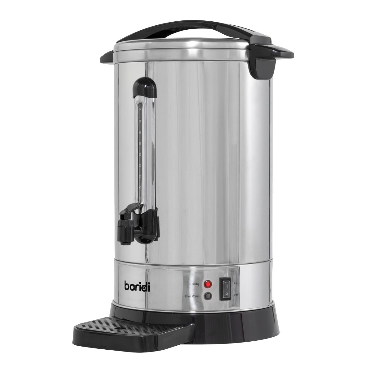 Baridi Hot Water Boiler, Tea Urn, 20L Capacity, Stainless Steel DH270
