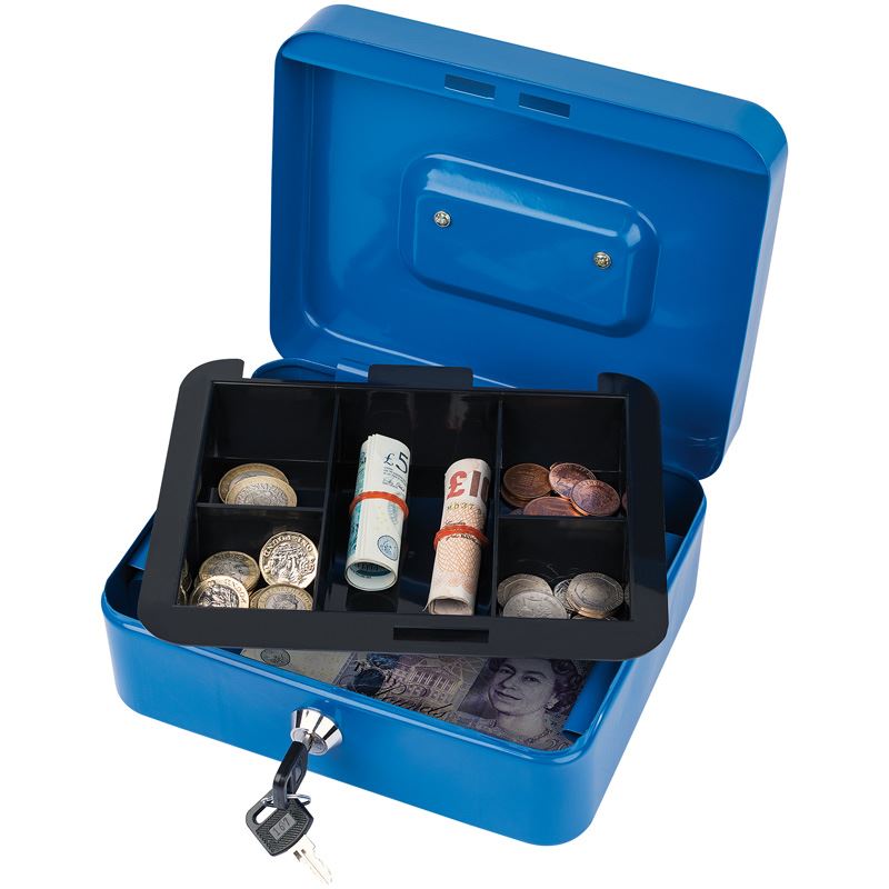 Draper Small Petty Cash/Money/Coin/Note Safety/Security/Deposit Locking Box - 38206