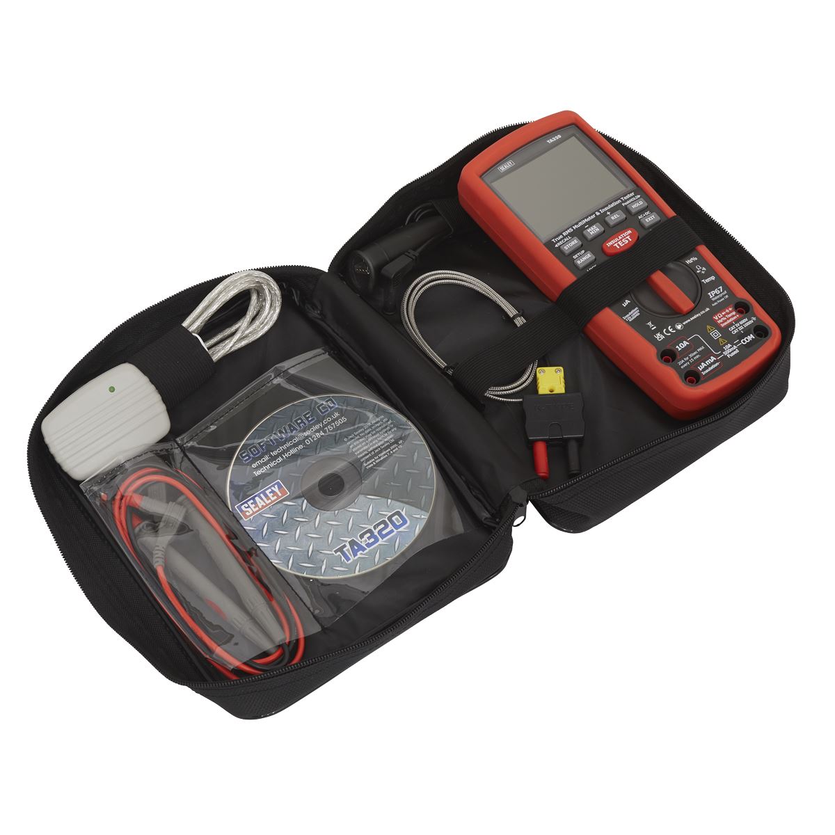 Sealey Digital Automotive Analyser/Insulation Tester - Hybrid TA320