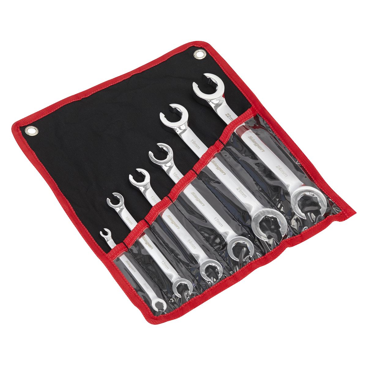 Sealey Flare Nut Spanner Set 6pc Metric S0767
