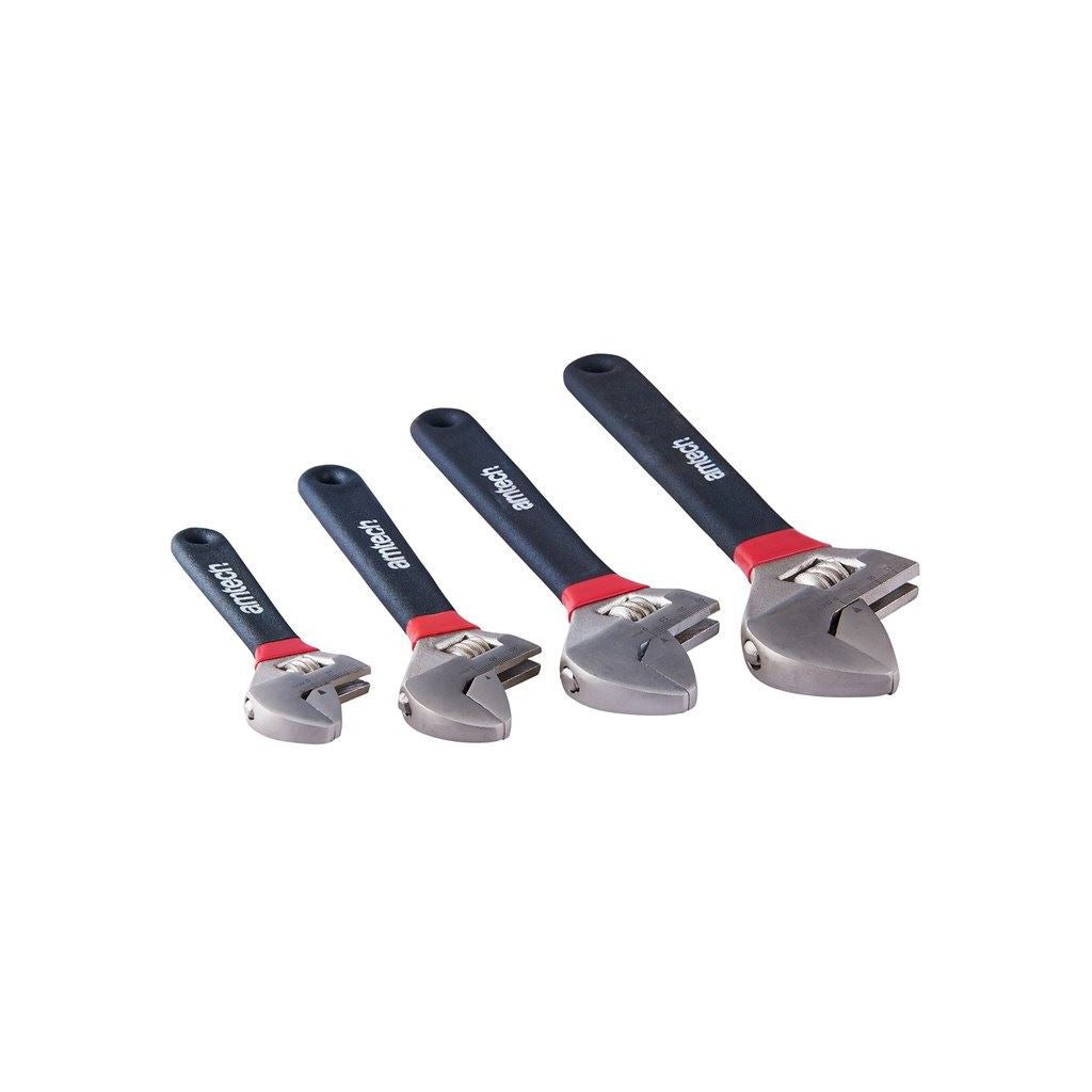 Amtech 4pc Adjustable Wrench Set