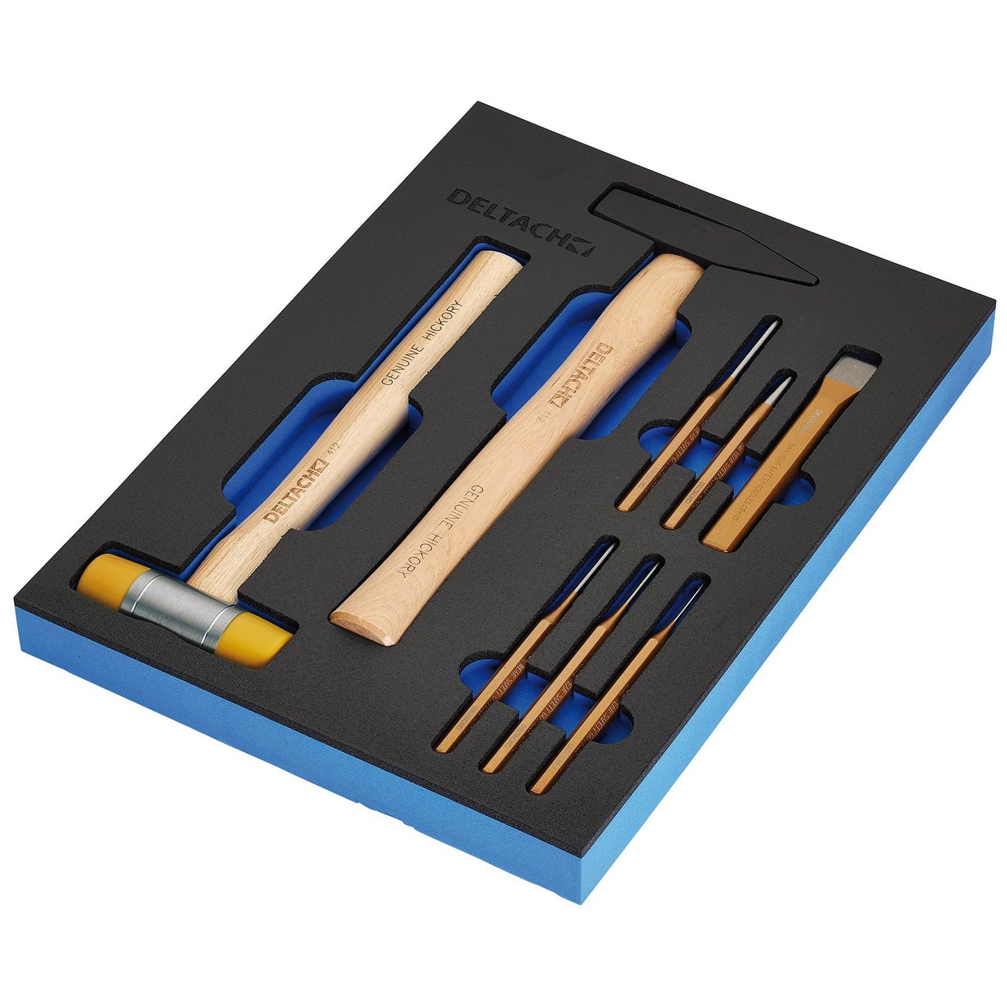 BUNKER Hammer and Pin Punch Set in EVA Foam Inlay (8 Piece)