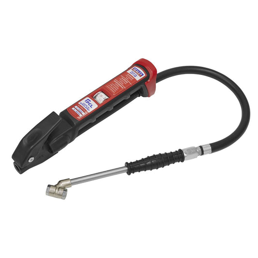 Sealey Anodised Tyre Inflator with Twin Push-On Connector SA37/93B