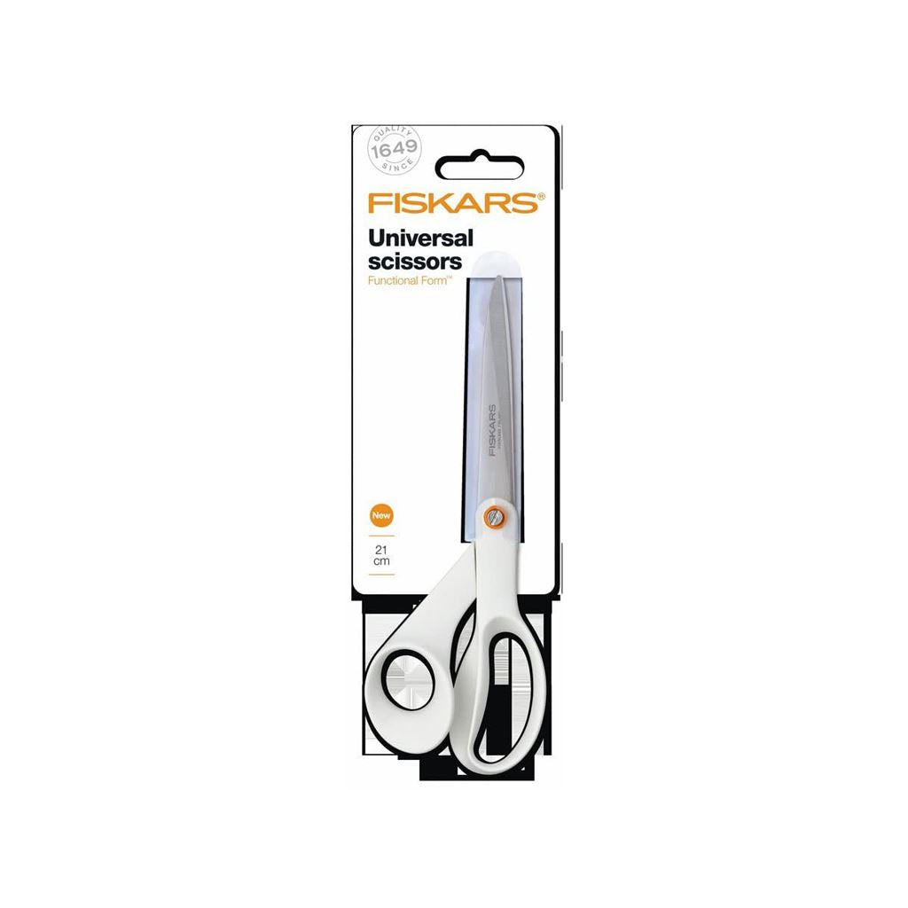 Fiskars FF Universal Scissors 21cm white