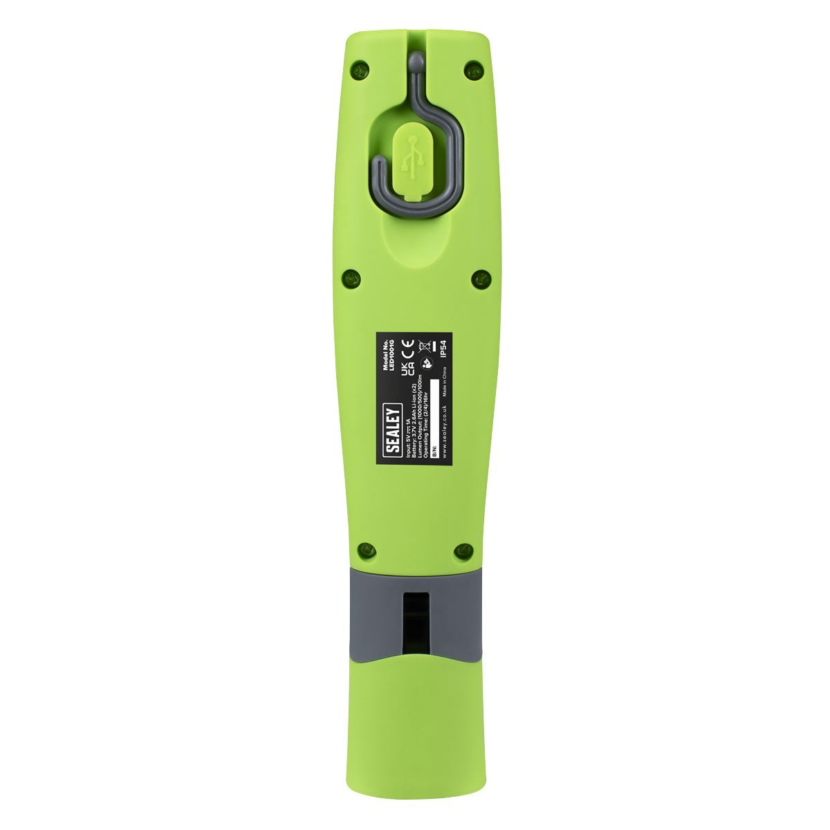 Sealey LED Twist Rechargeable Inspection Light 8W COB & 1W SMD LED1001G