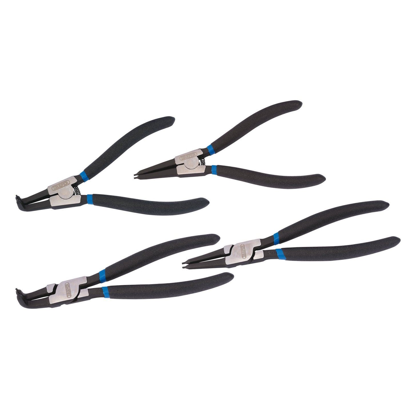 Draper 38999 49/4 4 Piece Internal and External Circlip Pliers Set