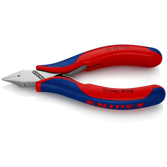KNIPEX 77 72 115 SB Electronics Diagonal Cutter, 115mm (self-service card/blister)
