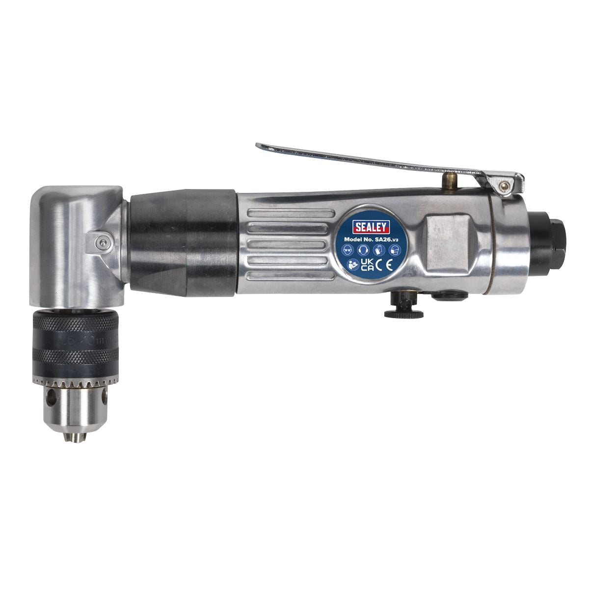 Sealey Air Angle Drill 10mm Reversible SA26