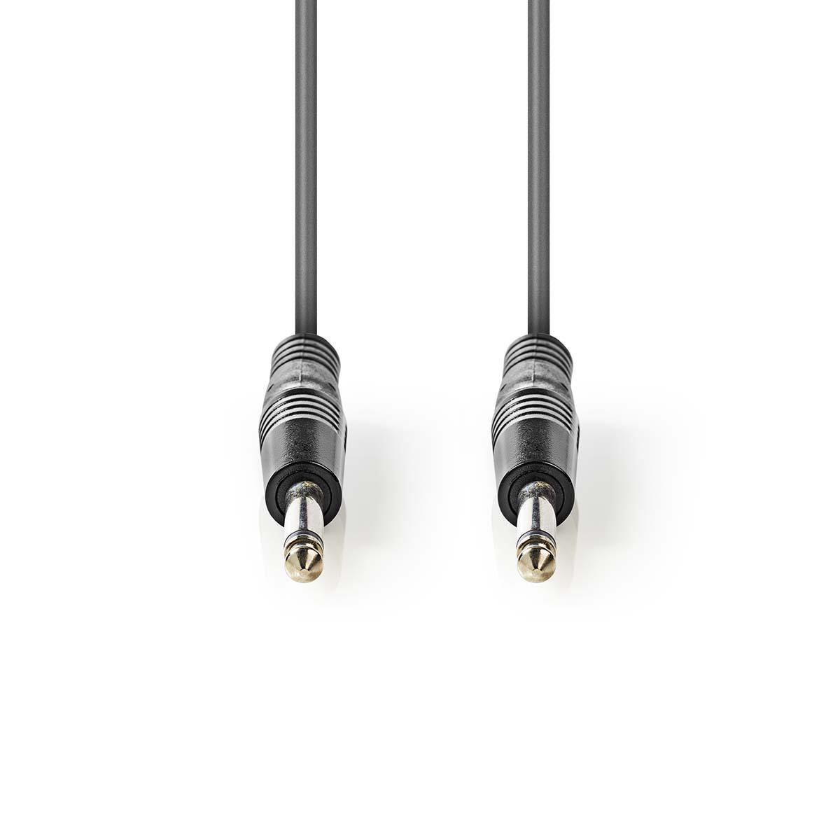 Nedis Unbalanced Audio Cable 6.35mm Male to 6.35mm Male 1.5m Grey COTH23000GY15