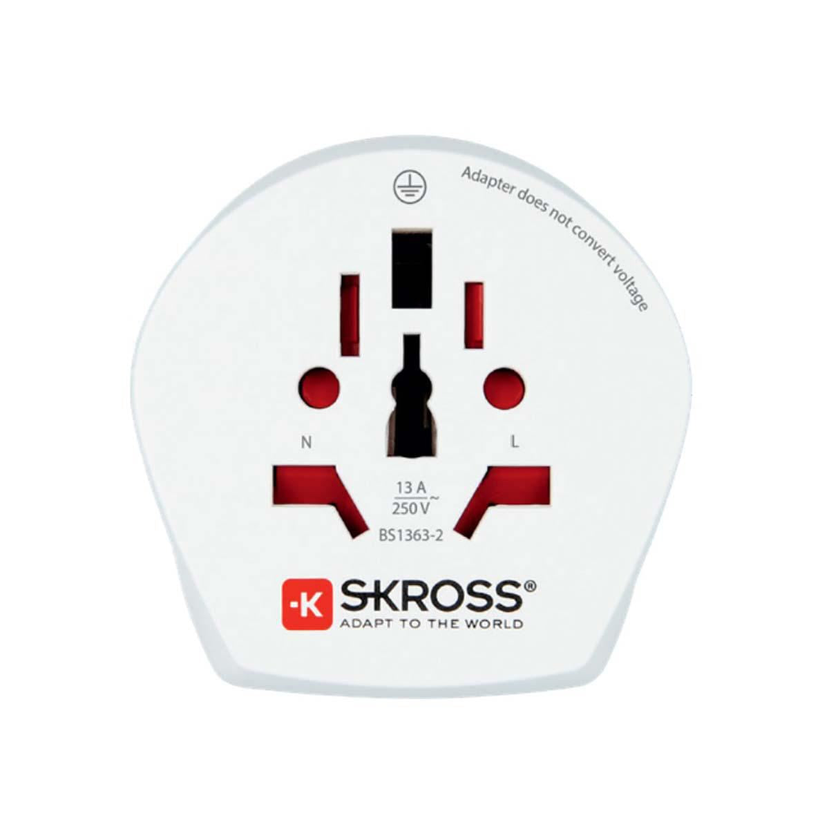 Skross Travel Adapter Combo to World-to-Italy Earthed