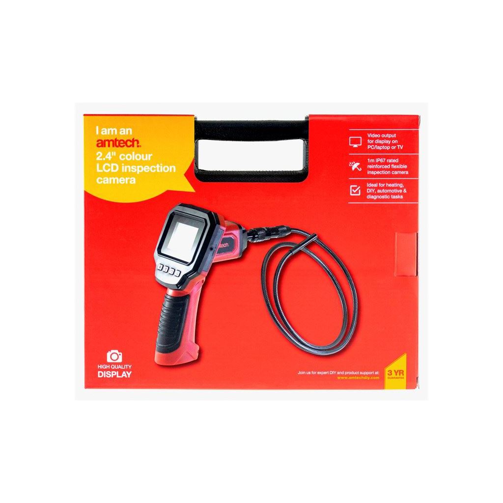 Industrial Borescope Inspection Camera 2.4" Lcd Colour Display Water Resistant - S2310
