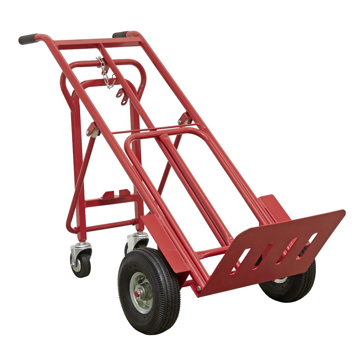 Sealey Sack Truck 3-in-1 with Pneumatic Tyres 250kg Capacity CST989