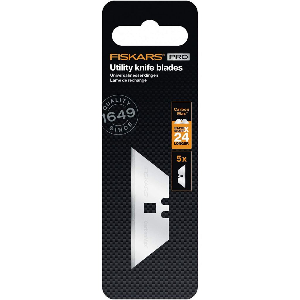 Fiskars CarbonMax utility knife blades 5 pack