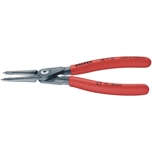 Draper 1x Knipex 180mm Internal Straight Tip Circlip Pliers 19 - 60mm Capacity - 75079