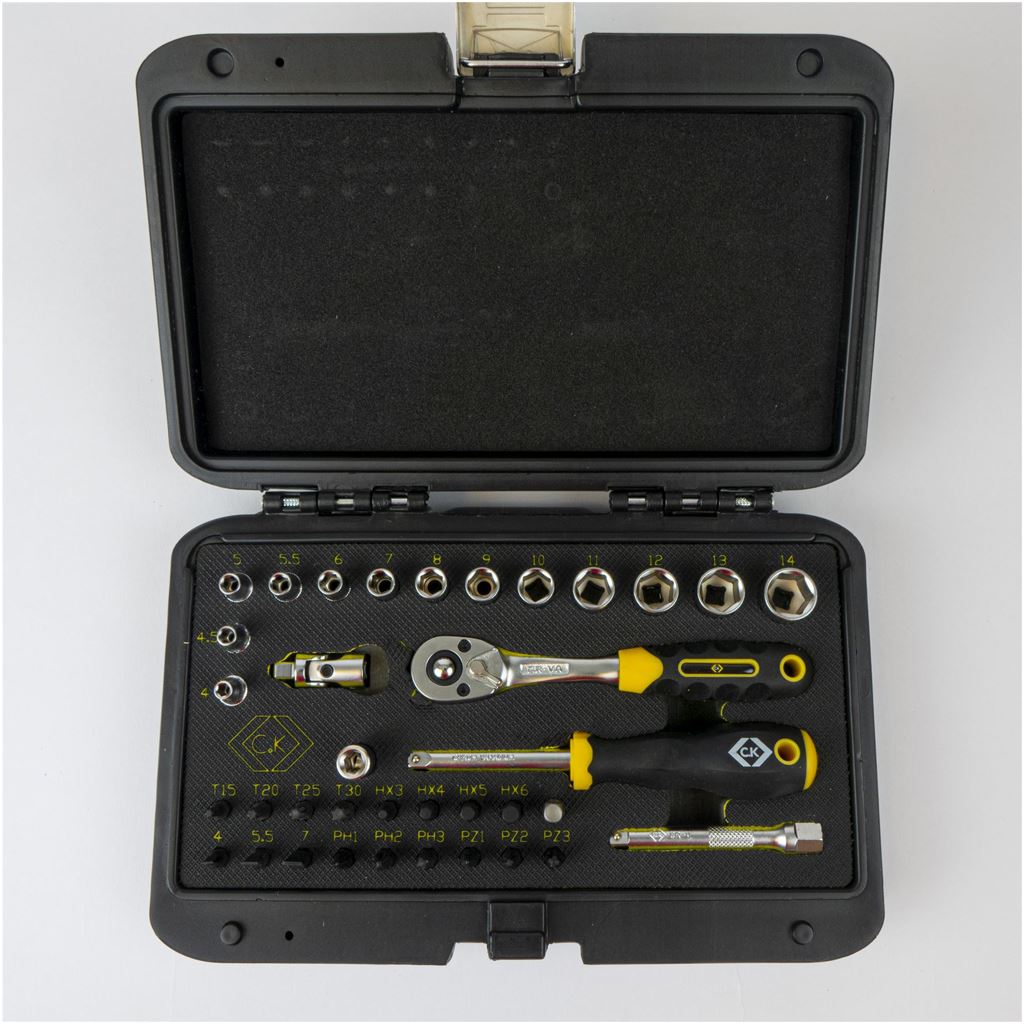 CK Tools Socket Set 1/4in Drive 36 Piece T4660