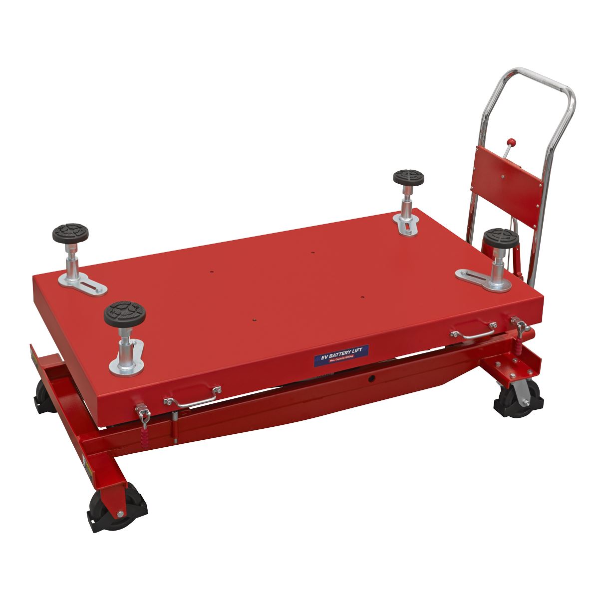 Sealey 1000kg Capacity EV Battery Lift/Hydraulic Platform Truck High Lift EVBT1000