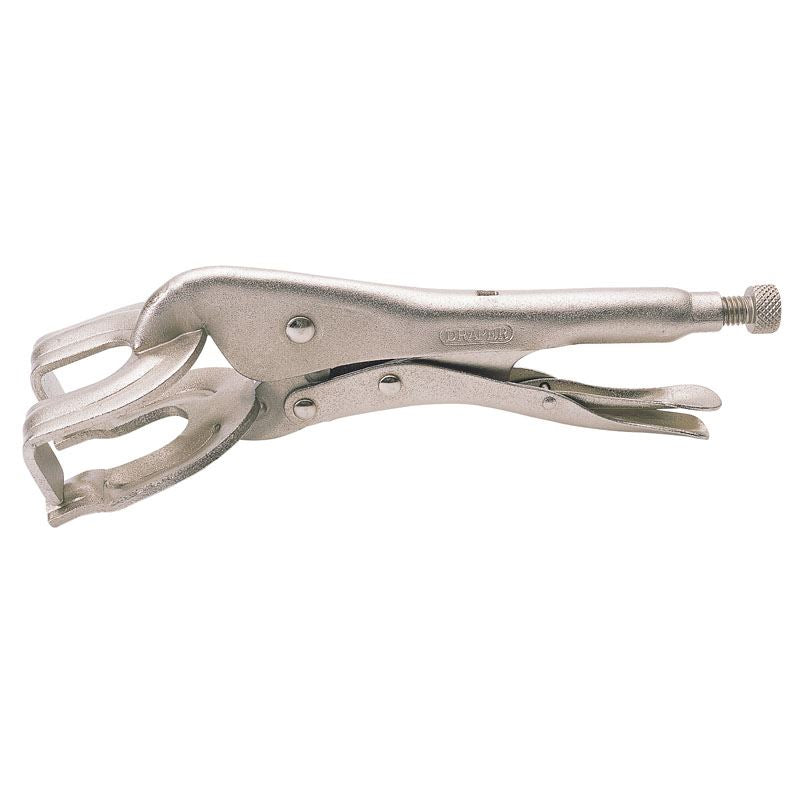 Draper 225mm Sheet/Angle Bar Metal Locking Self Grip Welding Clamp Pliers, 81650