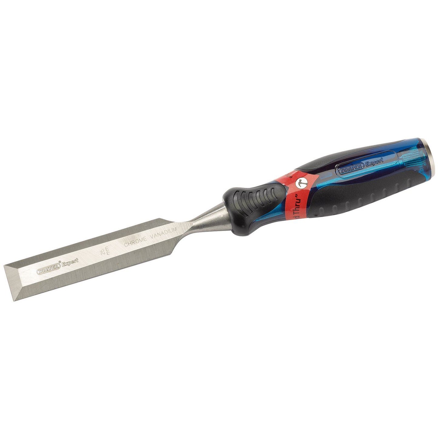 Draper 24408 Expert Plus 25mm Soft Grip 'Pound Thru' Bevel Edge Wood