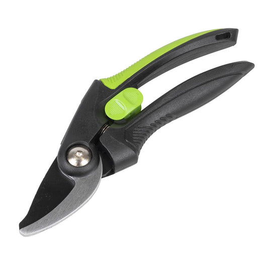 Sealey Bypass Secateurs, Soft Grip Handle, Safety Lock Carbon Steel Blade, 208mm
