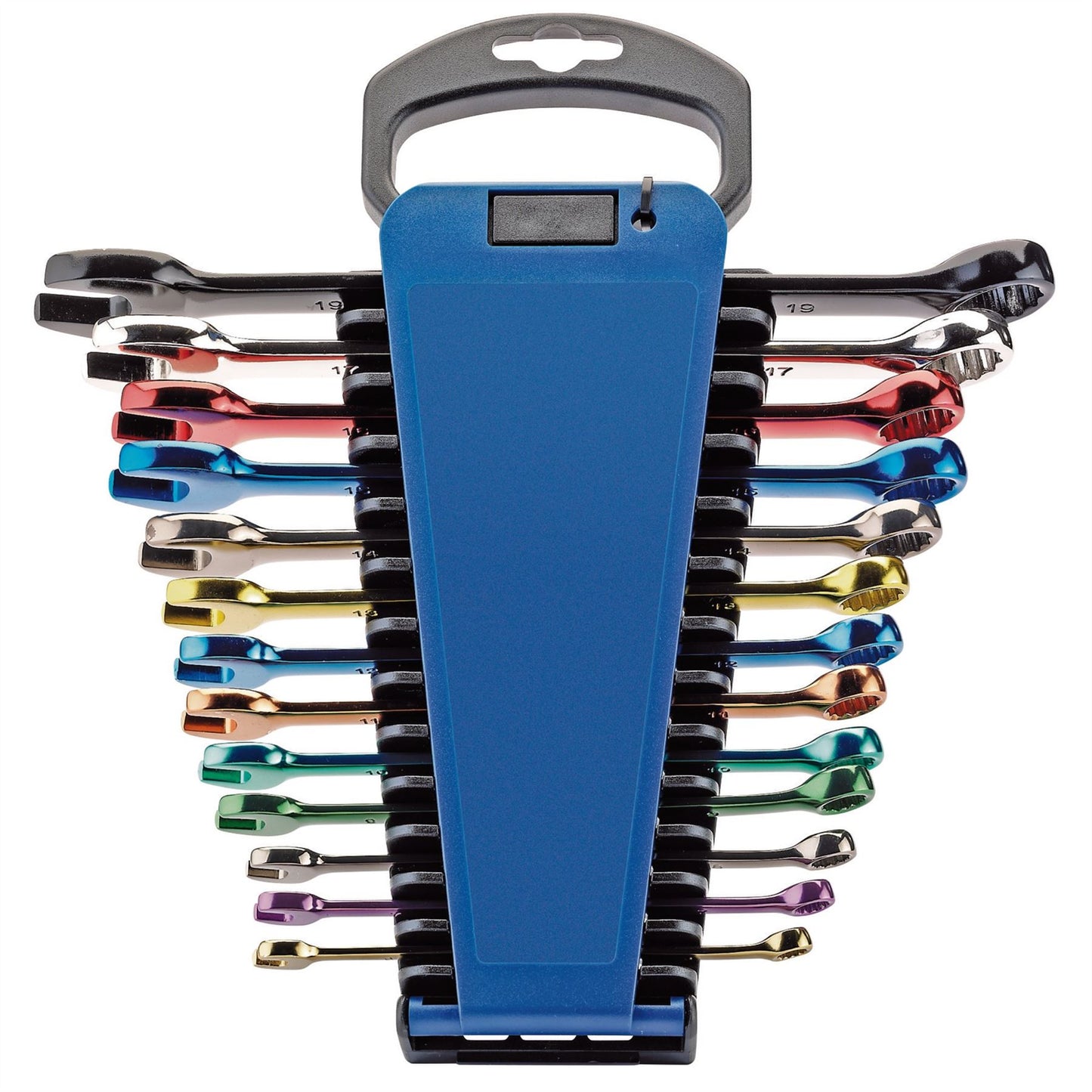 Draper 13 Piece Expert Hi-Torq Metric Coloured Combination Spanner Set 23017