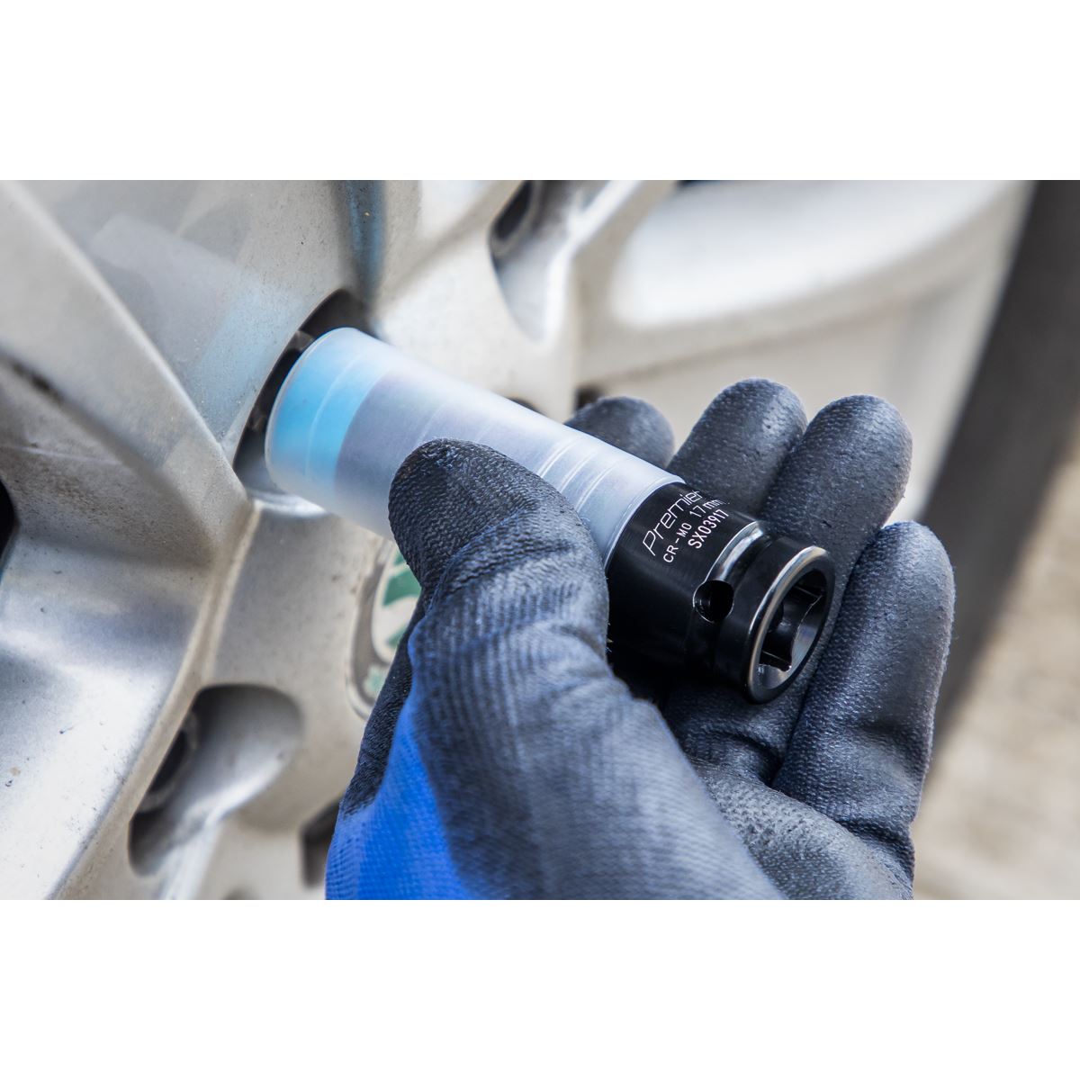 Sealey Alloy Wheel Ultra-Power Impact Socket 17mm 1/2"Sq Drive SX03917