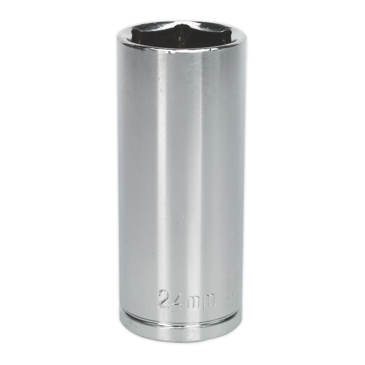 Sealey WallDrive Socket 24mm Deep 1/2"Sq Drive S0679