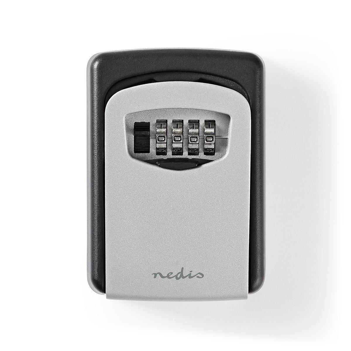 Nedis Vault Key Safe Combination Dial Lock Indoor and Outdoor Grey/Black - KEYCC01GY
