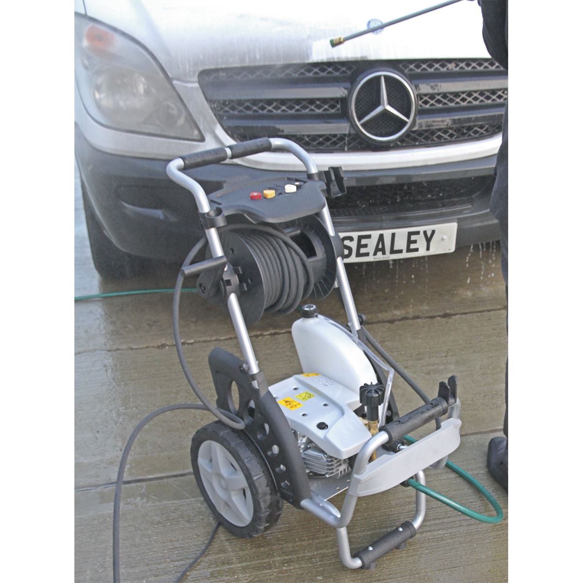 Sealey Prof Pressure Washer 150bar with TSS & Nozzle Set 230V PW5000