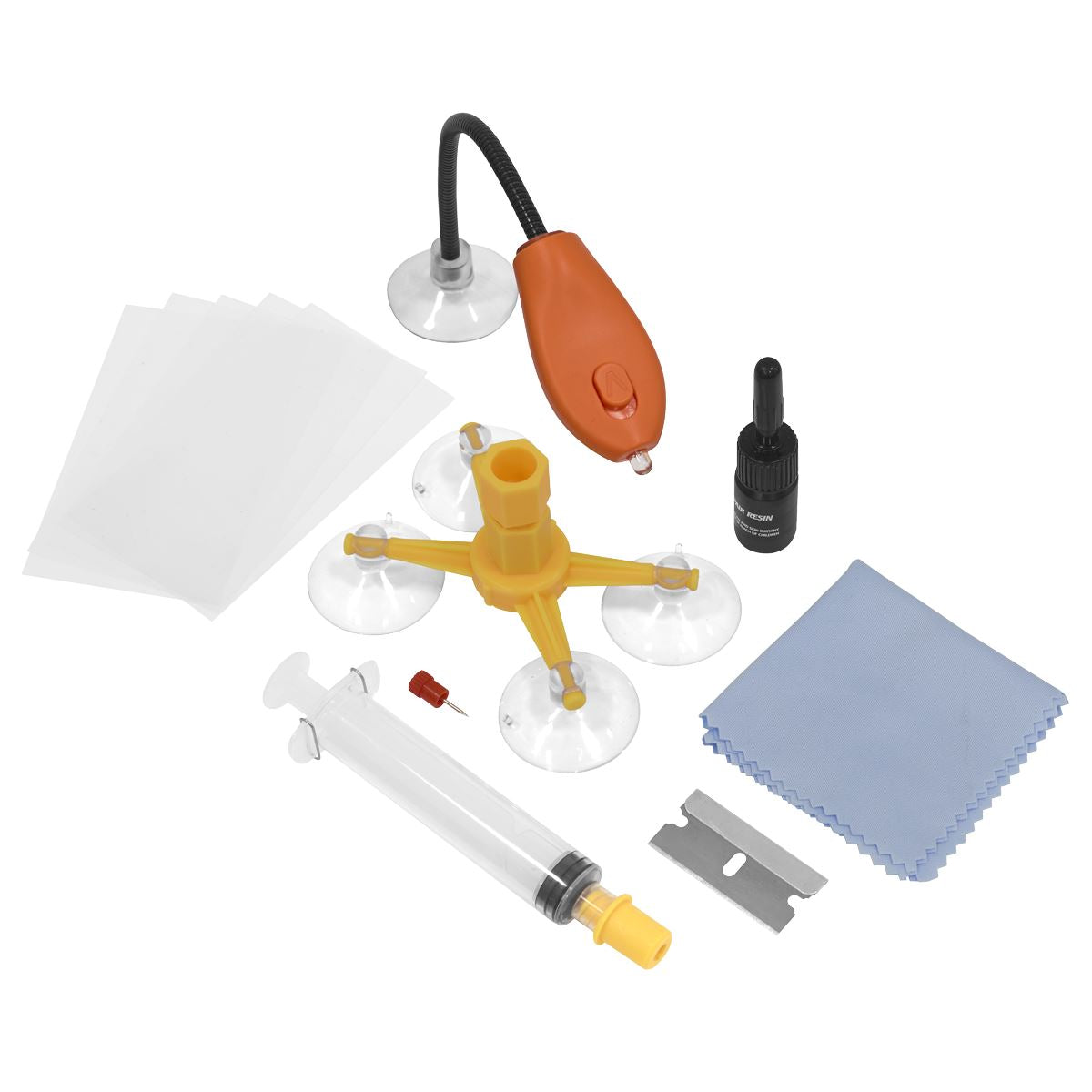 Sealey Windscreen Repair Kit with UV Light SCS902