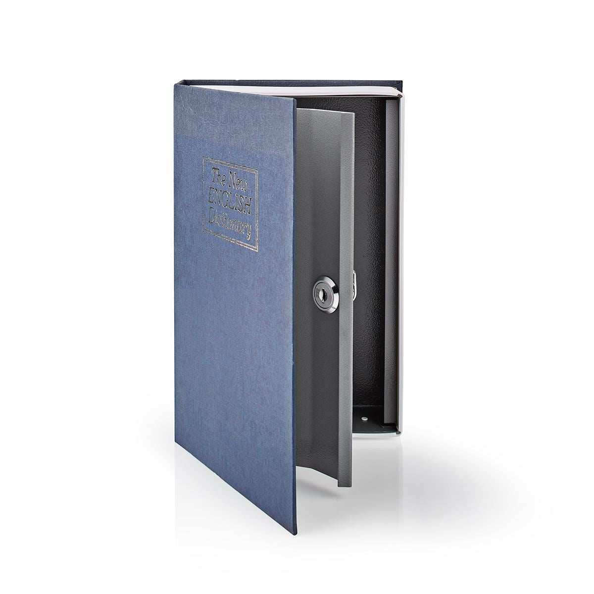 Nedis Vault Book Safe Key Lock Indoor Inner volume 1.6 2 Keys Included - BOOKSEDM01BU