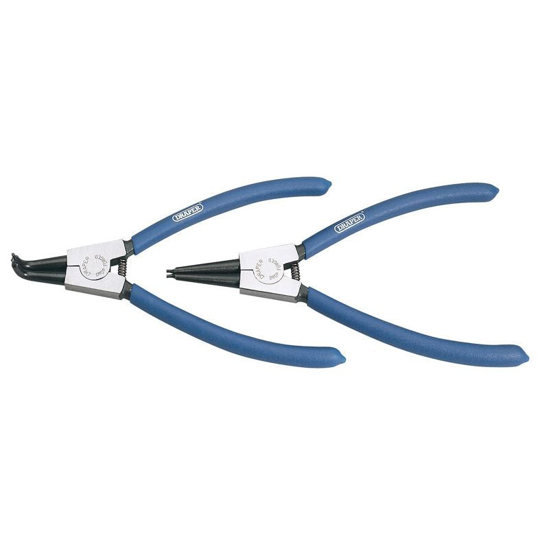 Draper 1x 170mm 90 Degree Tip External Circlip Pliers Professional Tool 38998