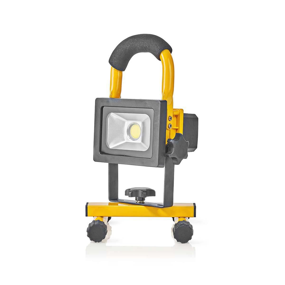 Nedis Mobile LED Floodlight 10W 700 lm Black/Yellow Worklight