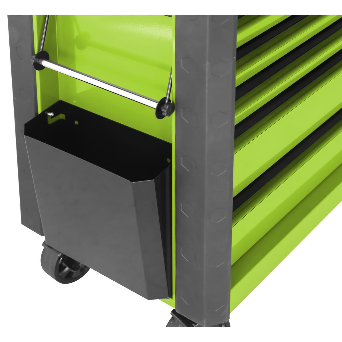 Sealey Superline Pro Tool Trolley 6 Drawer with Ball Bearing Slides - Green AP366HV