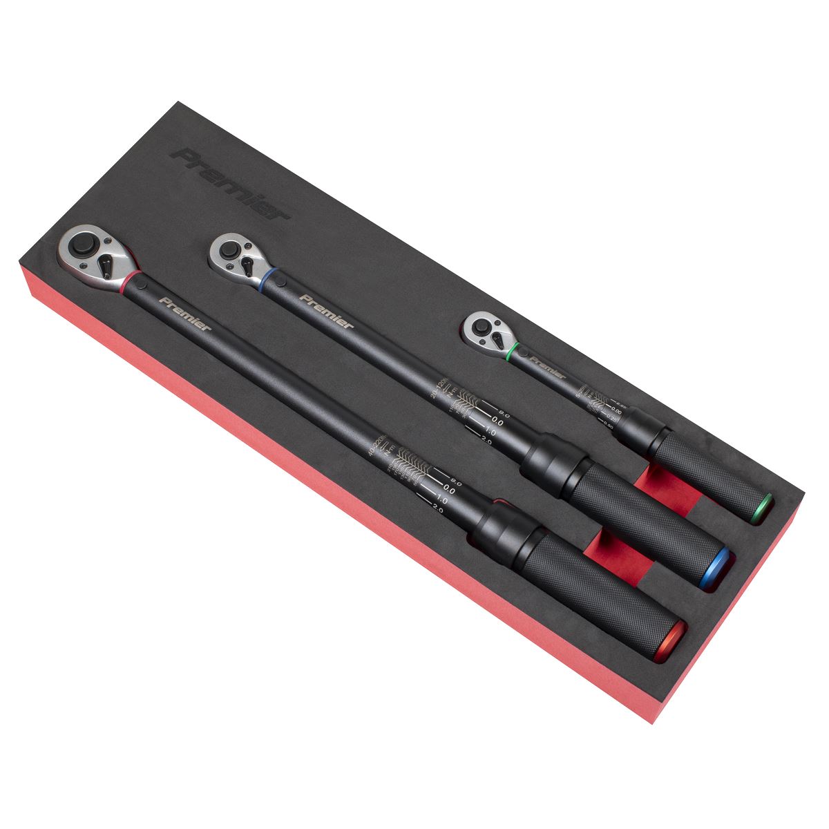 Sealey Premier Black Torque Wrench Micrometer Style 3pc Set � STW900SETB