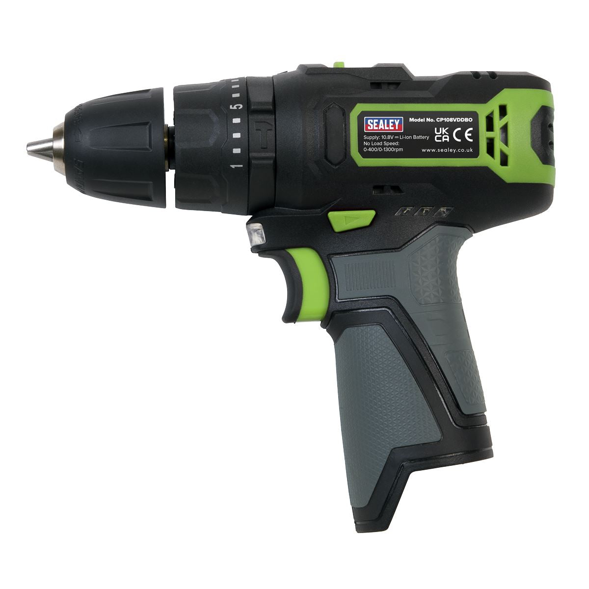 Sealey Cordless Hammer Drill/Driver 10mm 10.8V - Body Only CP108VDDBO