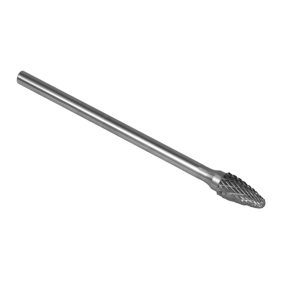 Sealey Tungsten Carbide Rotary Burr Extra-Long Arc Round Nose 10mm SDB05XL