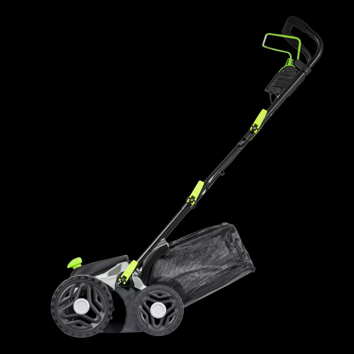 Dellonda 1500W Electric 2-in-1 Scarifier with 5-Heights, 36cm Cutting Diameter, 45L Grass Collection Bag, 10m Mains Cable, Hand Push - DG216 DG216