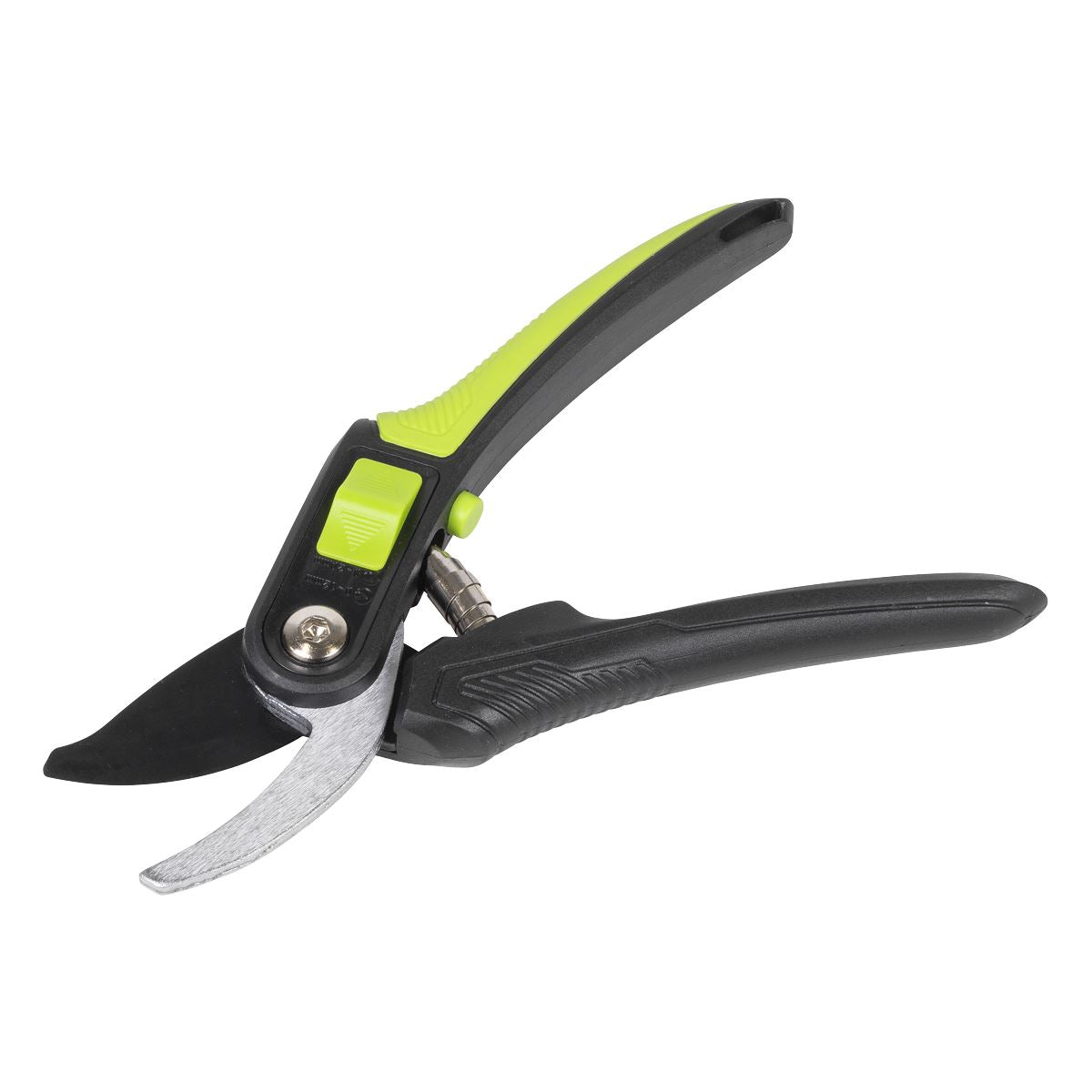 Sealey Bypass Secateurs, Soft Grip Handle, 3-Stage Safety Lock, 220mm