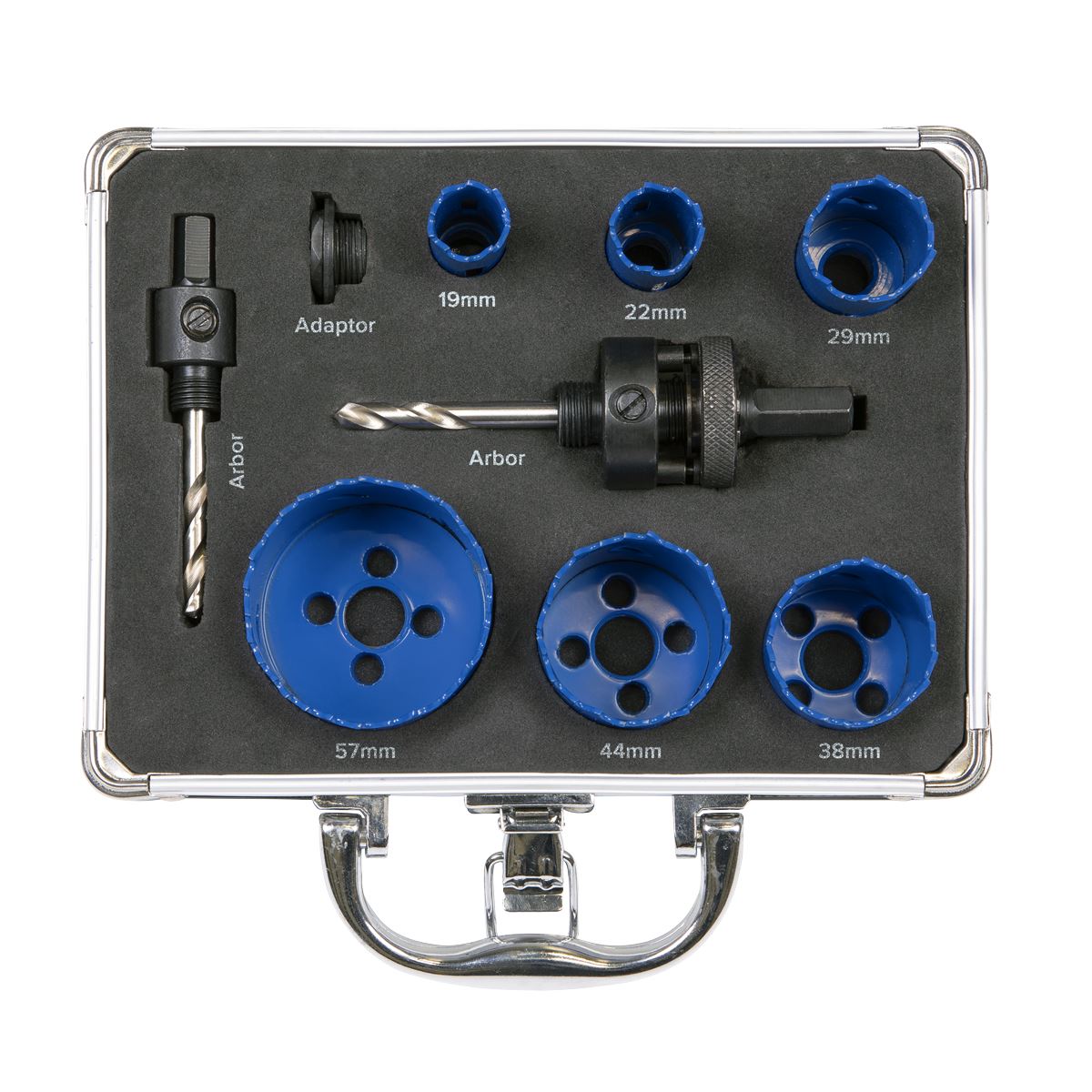 Sealey Plumber's Hole Saw Kit 9pc WSPHSK