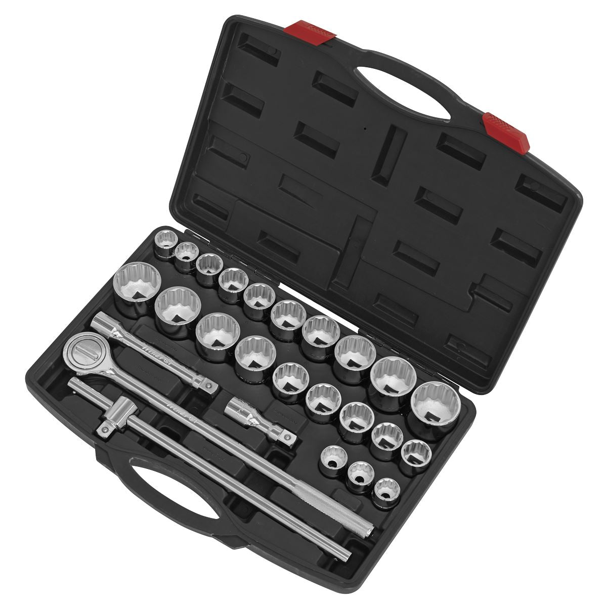 Sealey Socket Set 26pc 3/4"Sq Drive 12-point WallDrive-DuoMetric AK2582