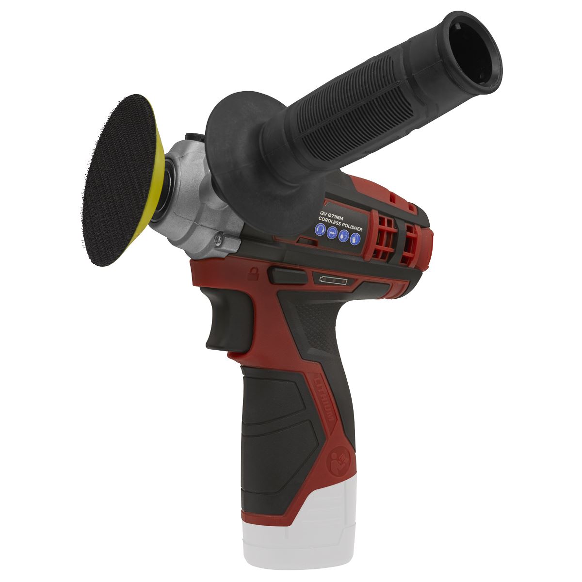 Sealey Cordless Polisher Kit 71mm 12V - 3 Batteries CP1205KITB