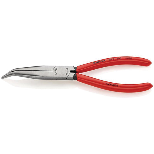 KNIPEX 38 21 200 Mechanics' Bent Nose Pliers, 200mm