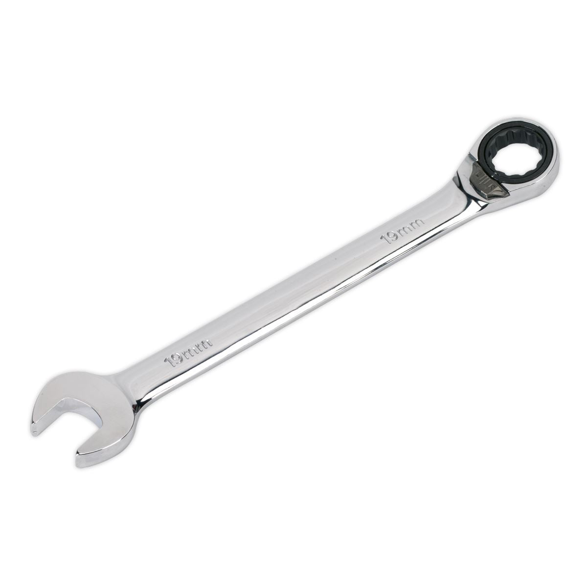 Sealey Reversible Ratchet Combination Spanner 19mm RRCW19